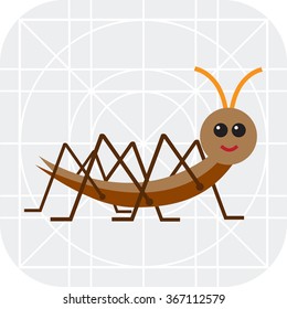 Cartoon locust icon