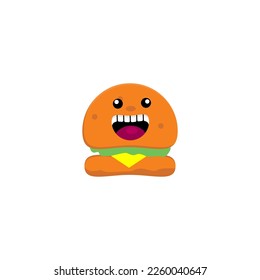 cartoon logo burger,illustration,cartoon,silhouette vector,for kids and food and drink
