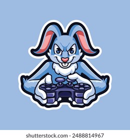 Cartoon logo mascot animal character vector