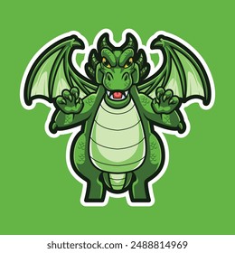 Cartoon logo mascot animal character vector