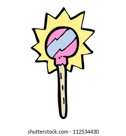 cartoon lollipop