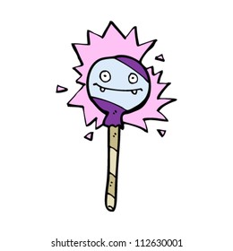 cartoon lollipop