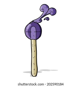 cartoon lollipop
