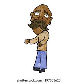 Cartoon-Einsamer