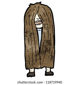 hippie de pelo largo