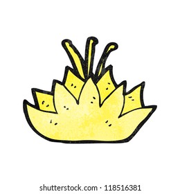 cartoon lotus flower