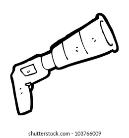 cartoon loudhailer