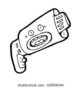 caricatura loudhailer