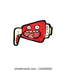 cartoon loudhailer