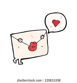 cartoon love letter