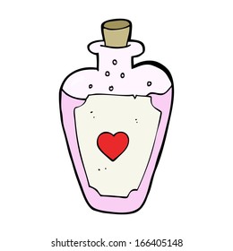 poción de amor de dibujos animados