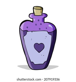 poción de amor de dibujos animados