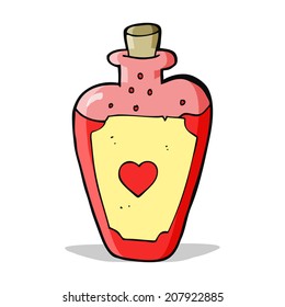 cartoon love potion