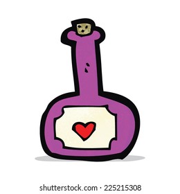 poción de amor de dibujos animados