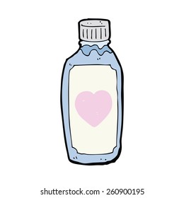 poción de amor de dibujos animados