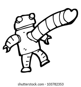 cartoon love robot