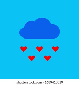 icono de nube encantadora , vector , ilustrador.
