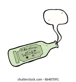 cartoon lovely wine with speech bubble cartoon lovely wine with speech bubble