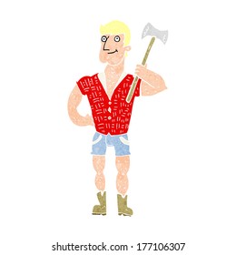 cartoon lumberjack