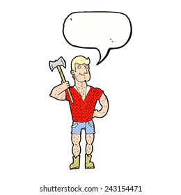cartoon lumberjack