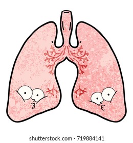 cartoon lungs