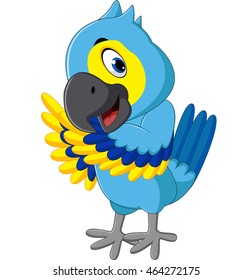Cartoon macaw