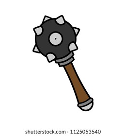 Cartoon Mace Illustration