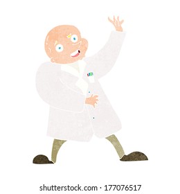 cartoon mad scientist