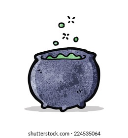 cartoon magic cauldron