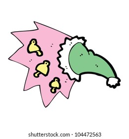 Weihnachtsmütze für Cartoon-Magie