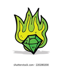 cartoon magic gem