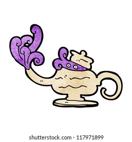 cartoon magic lamp