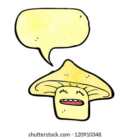 cartoon magic mushroom