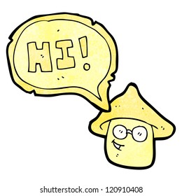 hongo mágico de dibujos animados