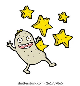 cartoon magic potato