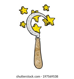 Cartoon Magic Sickle