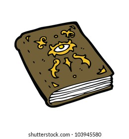 cartoon magic spell book
