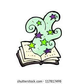 cartoon magic spell book