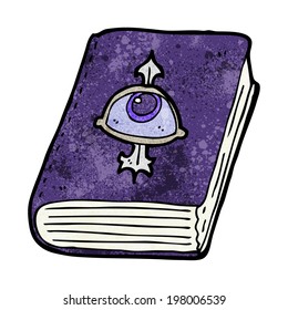cartoon magic spell book