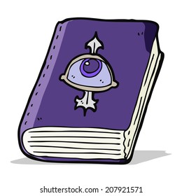 cartoon magic spell book