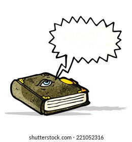 cartoon magic spell book