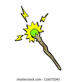 cartoon magic staff