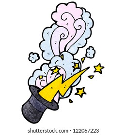 cartoon magic top hat