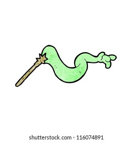 cartoon magic wand