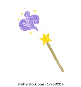 cartoon magic wand