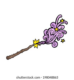 cartoon magic wand