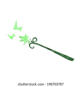 cartoon magic wand
