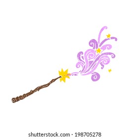 cartoon magic wand