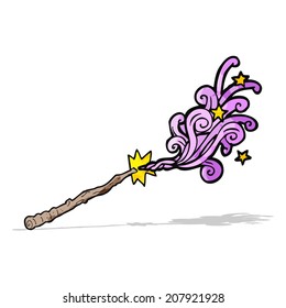 cartoon magic wand