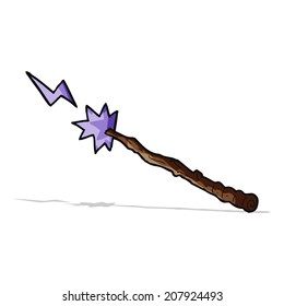 cartoon magic wand